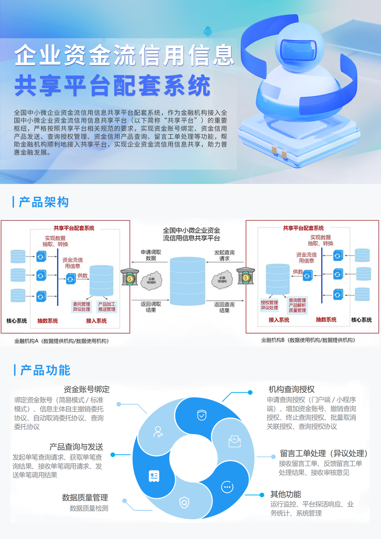 企業資金流信用信息共享平台配套系統